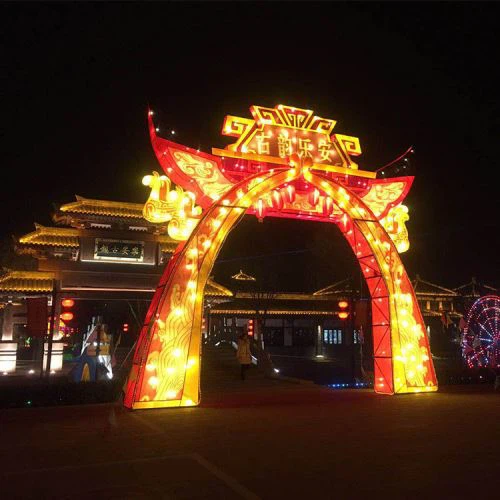 Kinesiska lyktor för temapark