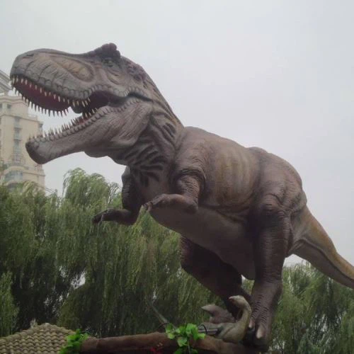Konstgjord Animatronic T-rex dinosaurie