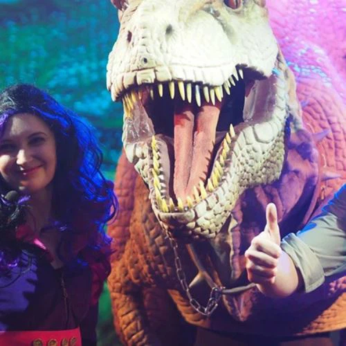 Realistisk dinosauriddräkt för barn