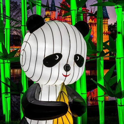 Kinesisk Panda-lykta
