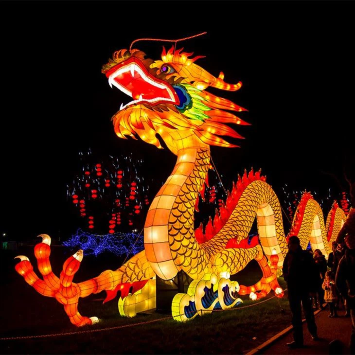 Outdoor Festival Decoration Chinese Dragon Lantern