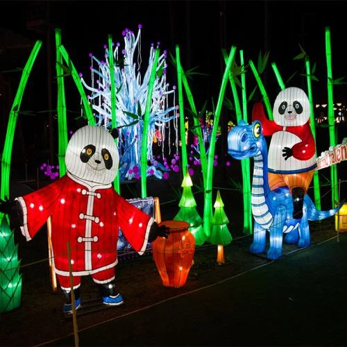 Amusement Animal Lovely Kiddie Panda för Lantern Show