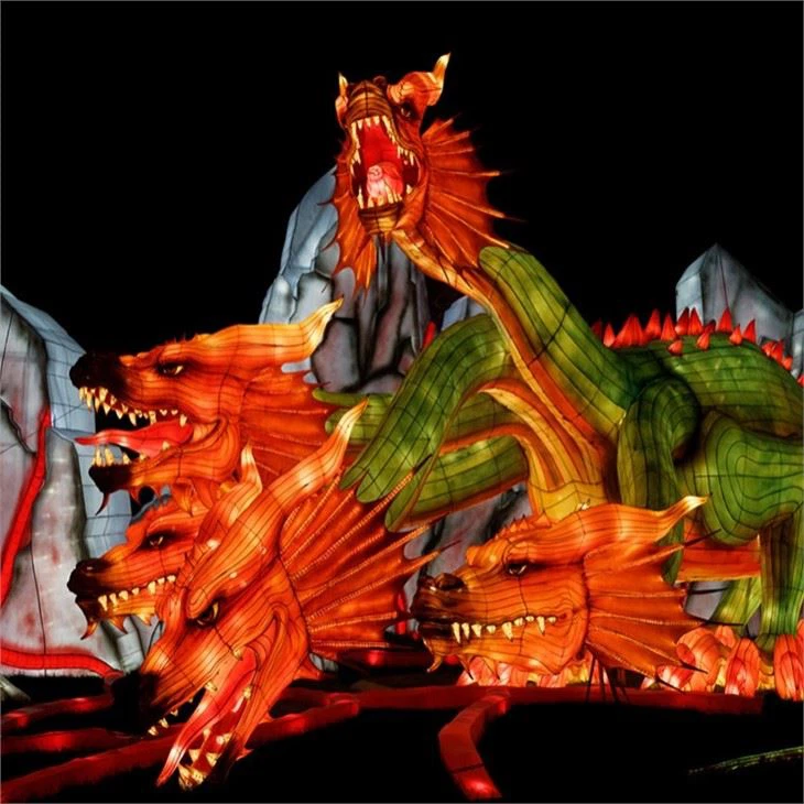 Playground Decoration Dragon Silk Festival Chinese New Year Lantern