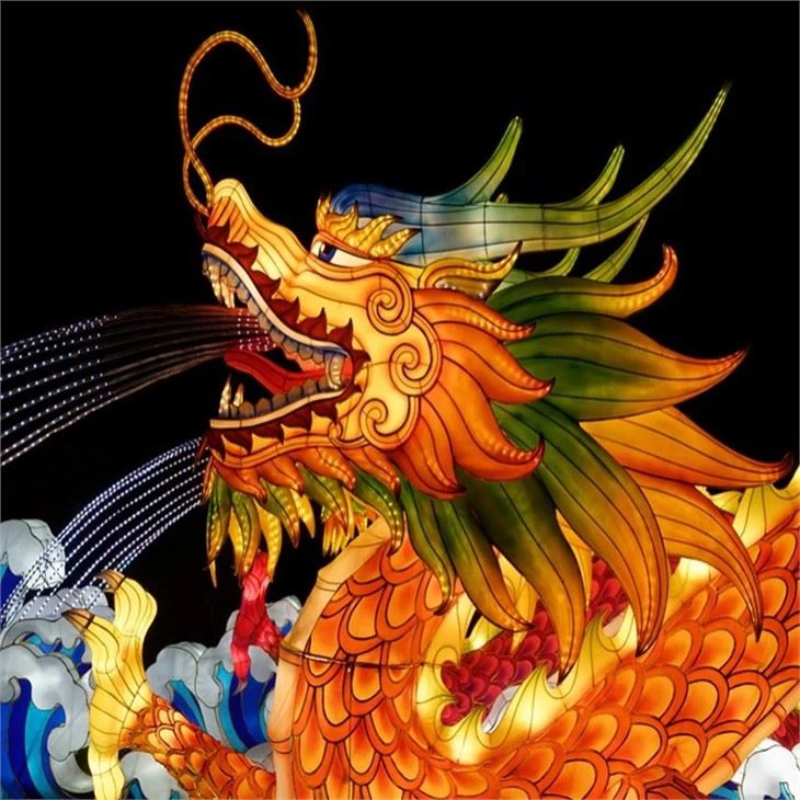 Playground Decoration Dragon Silk Festival Chinese New Year Lantern